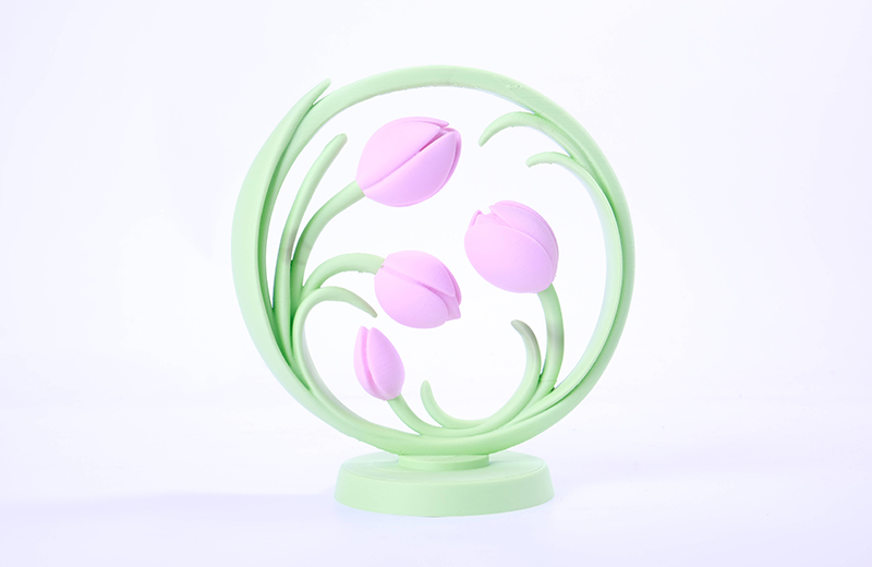 郁金香圆形雕塑